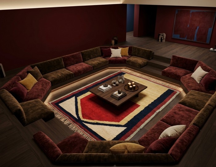 butter yellow rug